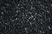 Fuel for furnace heating - hard coal. Pile of natural black hard coal for texture background. Best grade of metallurgical anthracite coals often referred to as stone coal and black diamond coal