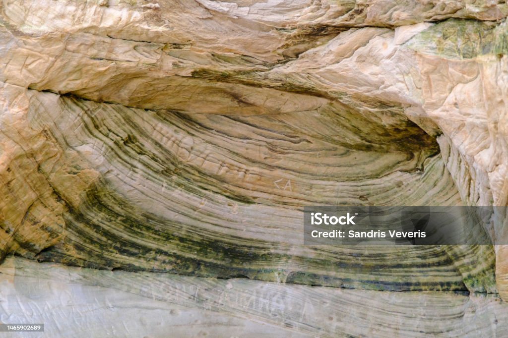 Real Rocks With Patterns Grey And Brown Genuine Sandstone Background Real Beach Rock Pattern ...