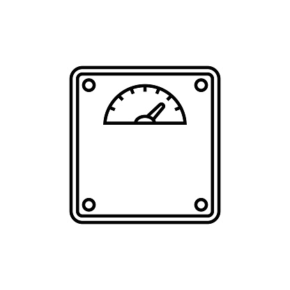 Weight Scale Line Icon