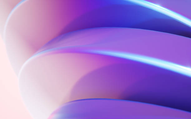 istock Beautiful 3d iridescent holographic shape background, Abstract shiny wallpaper 1465908629