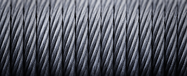 Close-up of a bundle of wires