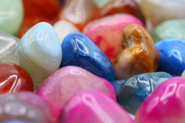 istock Round beautiful and colorful natural stone 1465945438
