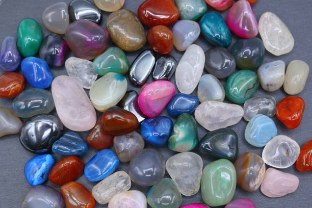 istock Round beautiful and colorful natural stone 1465946168