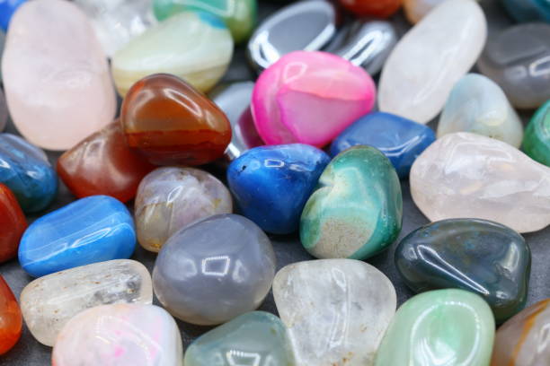istock Round beautiful and colorful natural stone 1465946280