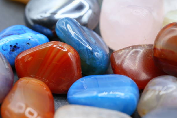 istock Round beautiful and colorful natural stone 1465946354