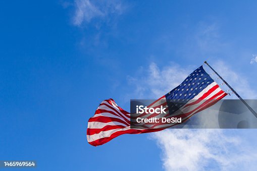 istock American Flag Waving. 1465969564