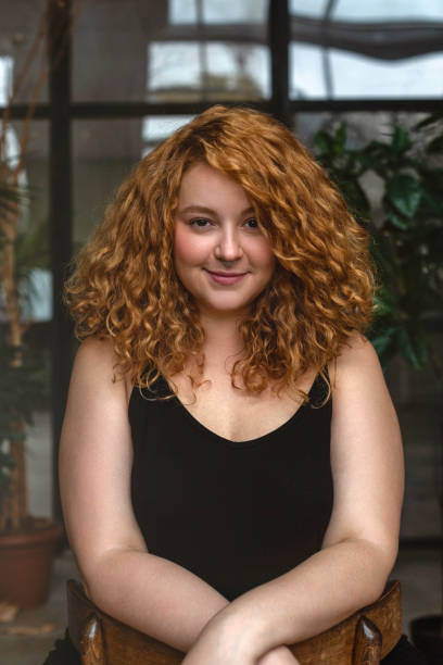 istock Happy beautiful woman in studio 1465986827