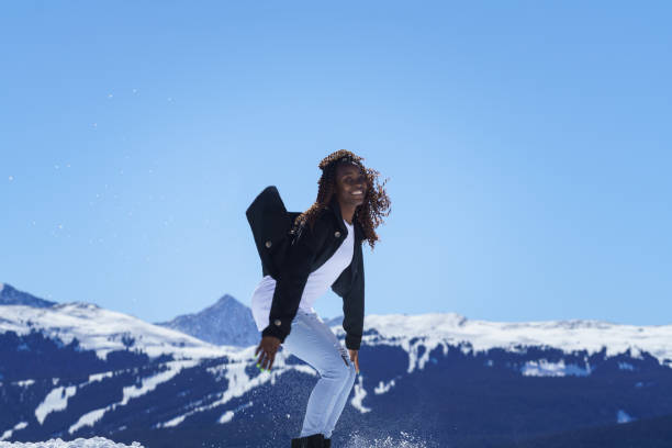 istock Woman Outdoors Lifestyle in Mountains 1465987174