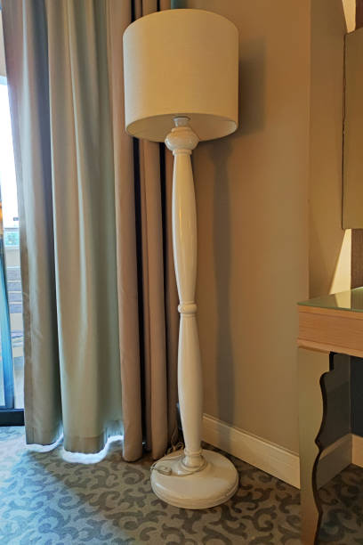 istock High floor white floor lamp in a light interior 1465991308
