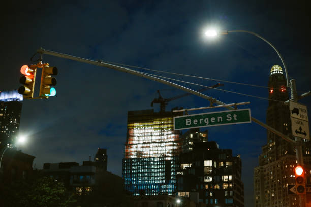istock streets of Brooklyn, NY at night 1465998688