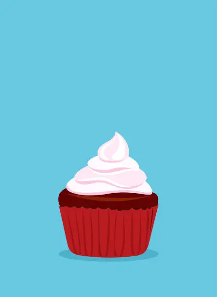 Vector illustration of Chocolatecupcake