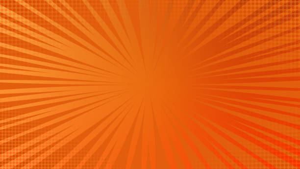 istock vintage pop art yellow and orange gradient background with sunburst lines and halftone. comic, cartoon concept abstract background. halftone texture comic book superhero. 1466023906