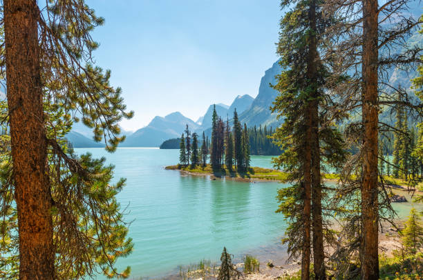 istock Spirit Island, Canada 1466034628