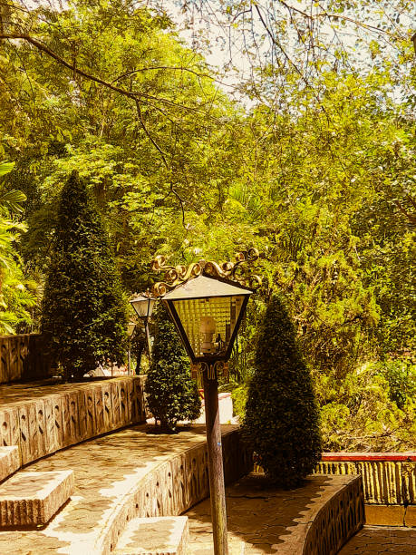 istock Lamp on the stairs 1466035456