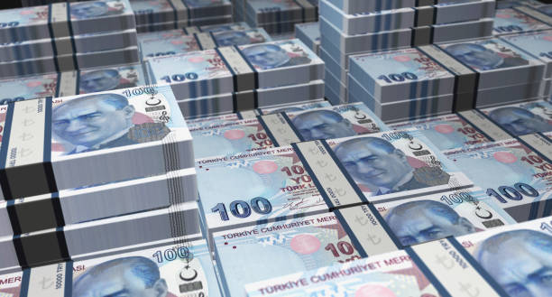 istock Turkish Lira 100 TRY banknote money 3d illustration 1466048204