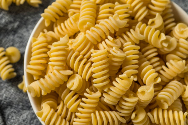 istock Raw Dry Organic Fusilli Pasta 1466051561