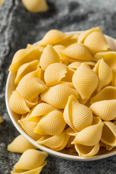 istock Homemade Dry Raw Conchiglie Pasta 1466052968