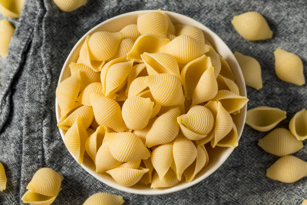 istock Homemade Dry Raw Conchiglie Pasta 1466053134