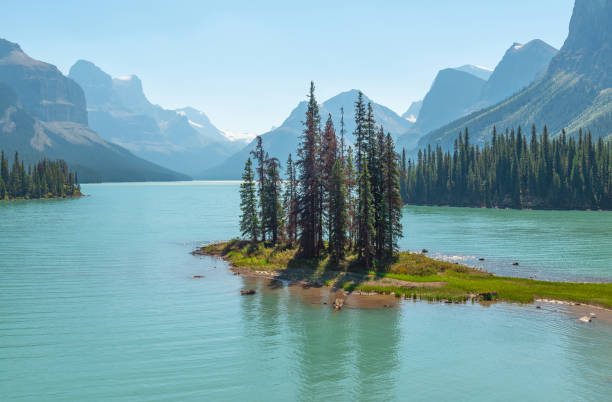 istock Spirit Island, Jasper, Canada 1466056464
