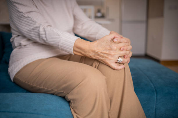 istock Senior woman suffering from pain 1466066491