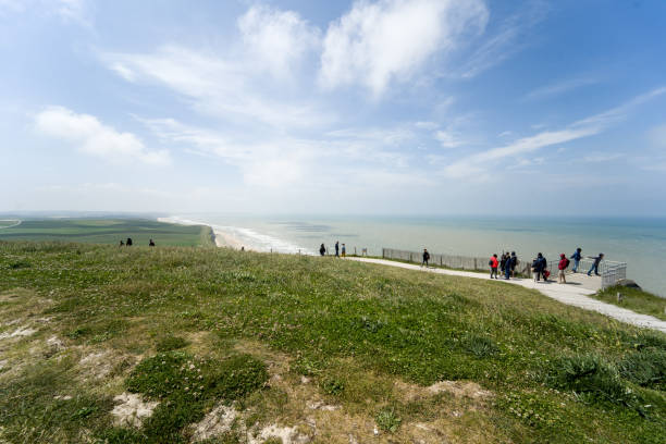 White cliffs of Dover in summer sunshine