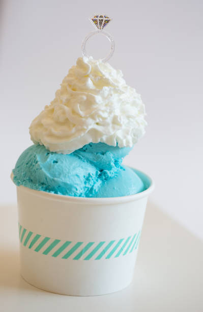 Ice cream with whipped cream