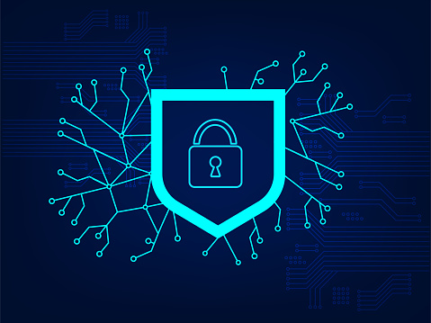 The Concept Of Personal Data Protection Application Security Logo Of ...