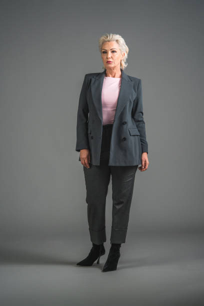 istock Assertive Mature Caucasian Female Corporate Worker 1466099337