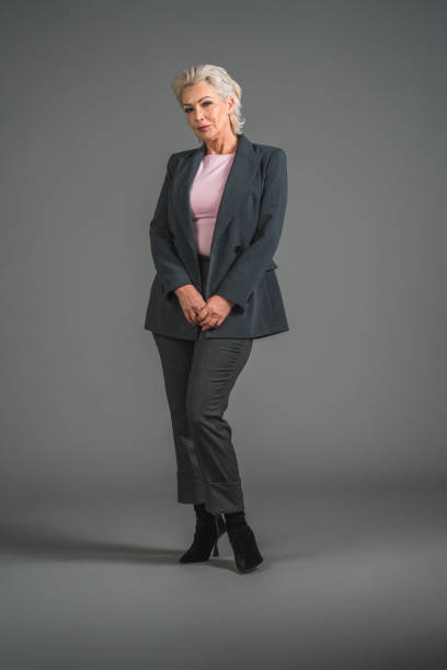 istock Pretty Mature Caucasian Female Corporate Worker 1466099358