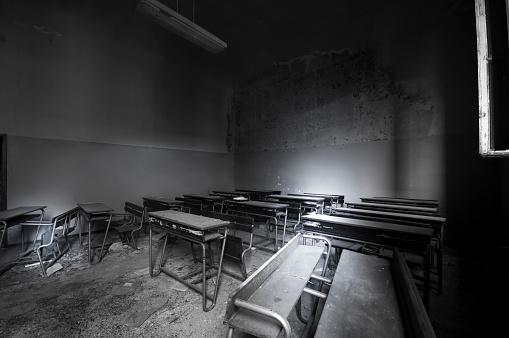 abandoned school