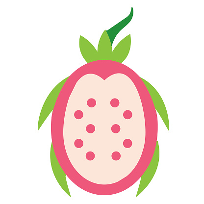 Vector illustration of a full color fruit icon on white background. Includes vector eps and high resolution jpg in download.