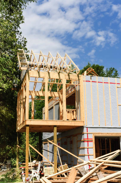 istock frame of a residential house 1466140514