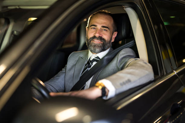 istock Mid aged man buying his new car. 1466150559