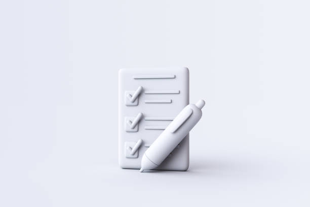 Three Dimensional, Questionnaire, Checklist, List, Digitally Generated Image