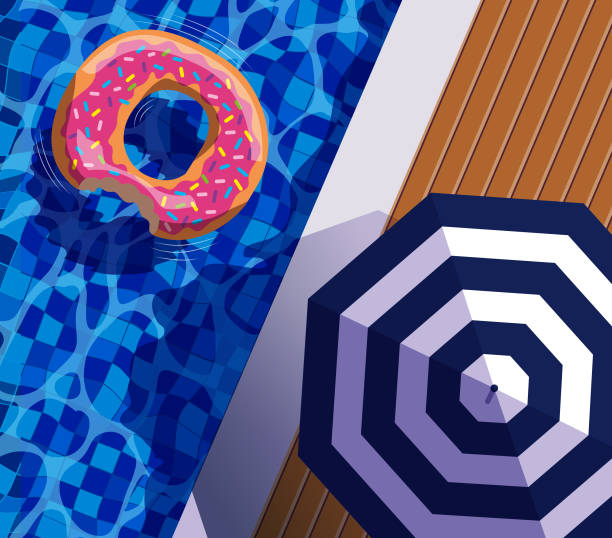 istock the umbrella, the donut and the swimming pool 1466180162