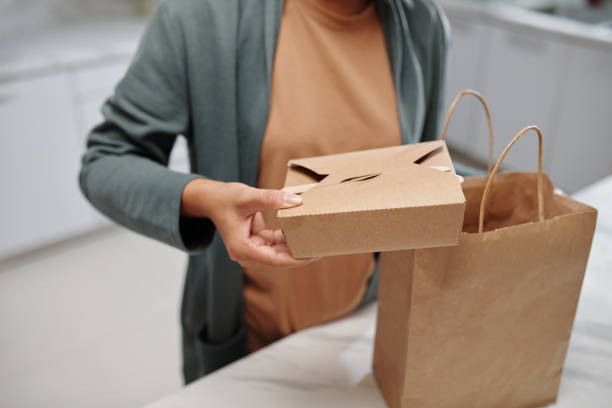 istock Woman Ordering Food Delivery 1466188319