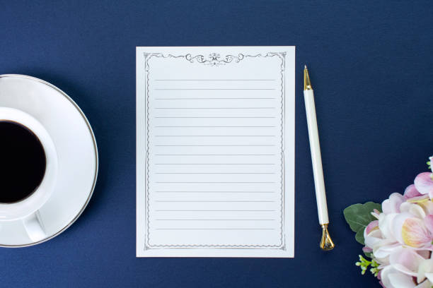 istock Coffee and letter paper Mock-up 1466192256