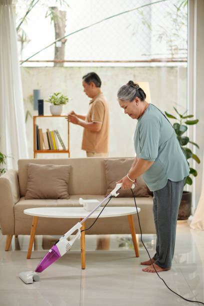 istock Senior Cleaning House 1466193816