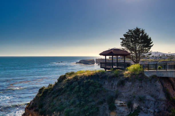 istock Pacific Ocean Views from a Pretty Gazebo 1466194243