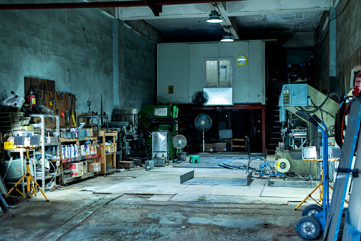 An ironworker's workshop found in a back alley in Daegu