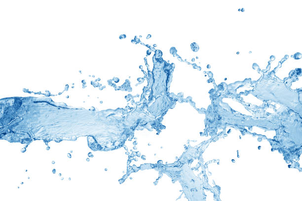 istock water splash isolated on white background, water splash 1466227376