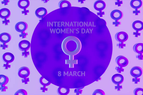 istock Women's Day 8 March greeting card 1466232616