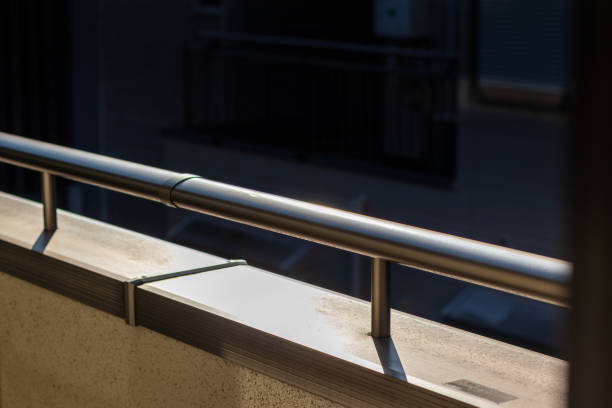 istock Balcony railing in the sun 1466251039