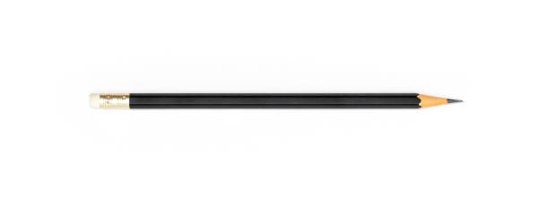 istock Black pencil isolated on white background. Close up. 1466264648