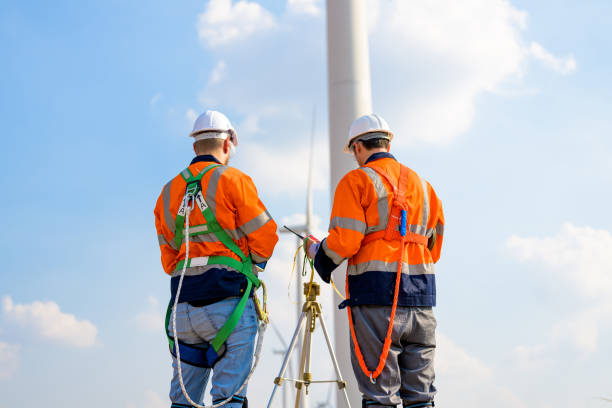 istock Renewable energy engineer working on wind turbine 1466270278