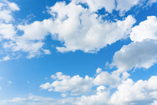 istock Clouds and blue sky. Cirrus and cumulus clouds on blue sky background. 1466270716