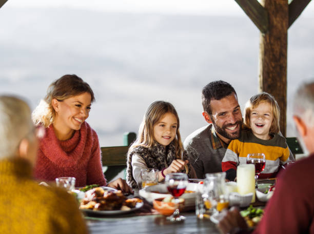 istock Family's lunch on a terrace! 1466275645