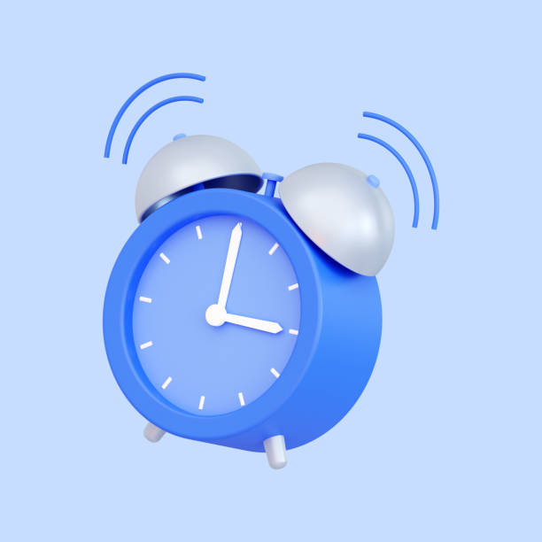 istock A ringing alarm clock on an isolated background . 3d rendering illustration. 1466288934