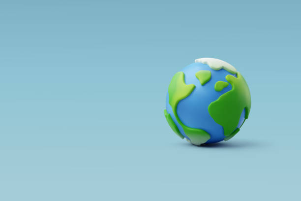 istock 3d Vector Green Planet Earth, Earth Day, Environment day, Ecology concept. 1466289442