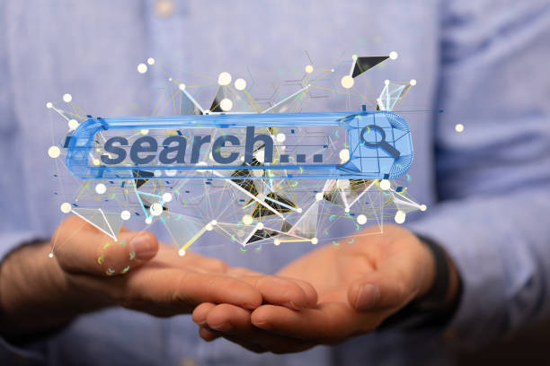 istock 3D rendering of a search on a blurry background 1466303492
